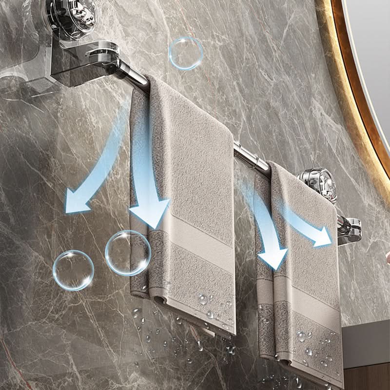 Ausziehbare Handtuchstange | Verstellbar & edler Edelstahlfinish Zorenza