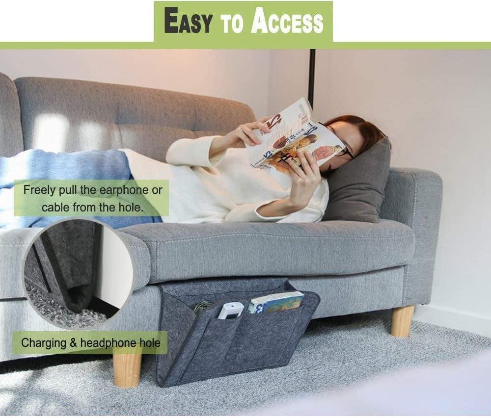 1+1 GRATIS | Hängende Bett-Organizer – Platzsparende Aufbewahrung mit großen Taschen Zorenza
