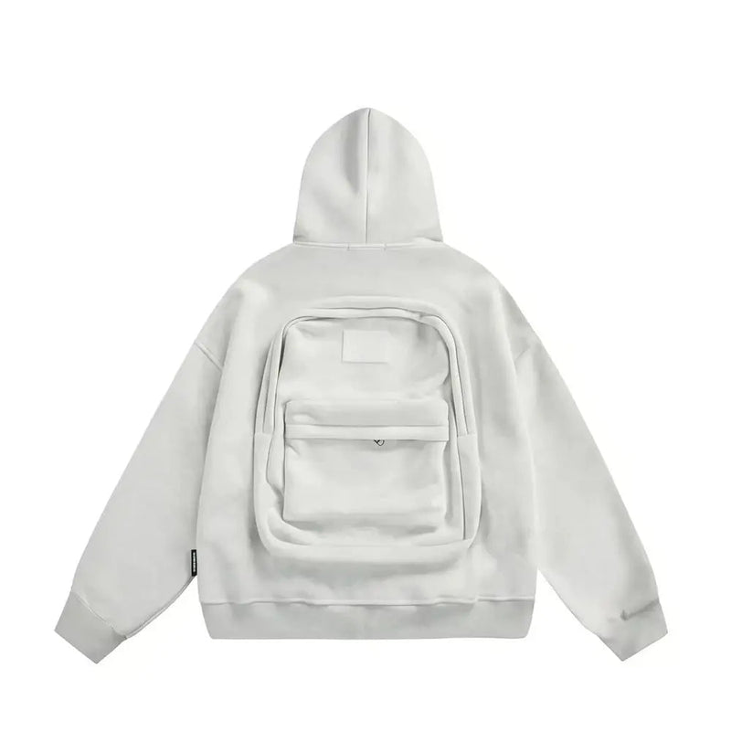 Reise-Hoodie mit Rucksack — Spart Platz & Zusatzkosten beim Fliegen Mivoza Deutschland