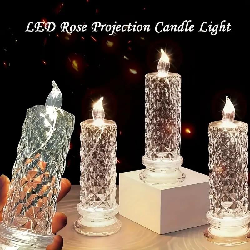 LED-Kerzenlichter 4er-Set | Stimmungsvolles, flammenfreies Licht Zorenza