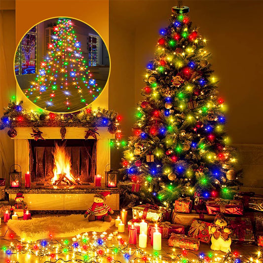 Weihnachtsbaum Wasserfall Lichter — Schluss mit mühsamem Lichterwickeln Mivoza Deutschland