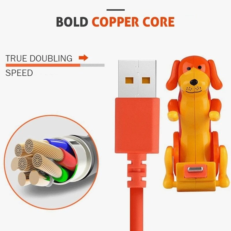 Robustes Ladekabel mit verspieltem Hundedesign Zorenza