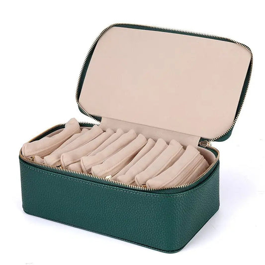 Schmuckbox mit durchsichtigen Fächern – geordnet und geschützt aufbewahren Zorenza