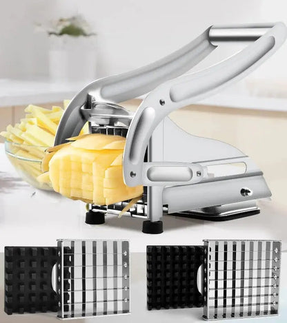 Pommes-Schneider | Robuster Edelstahl, ergonomischer Griff Zorenza