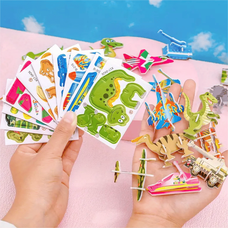 15+10 GRATIS | Bildungs-3D-Puzzle-Set für Kinder – Spaß & Lernen kombiniert Zorenza