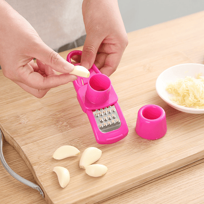 1+1 GRATIS | Praktische Knoblauchpresse – Ideal für kleine Portionen & hausgemachte Gerichte Zorenza