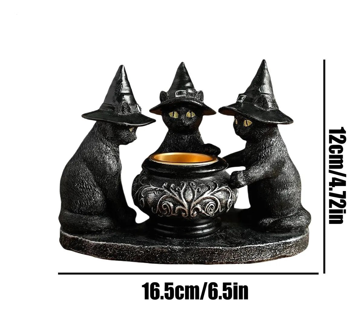 Kerzenhalter — geheimnisvolle Stimmung für Halloween Zorenza