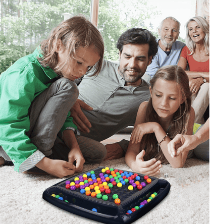 Regenbogen-Kugel Logikspiel – Interaktives Mehrspieler-Duell (80 Steine) Zorenza