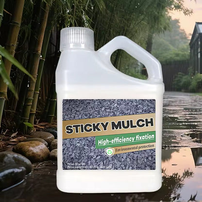 Schnelltrocknender Landschaftskleber – Wetterfester Fixativ für Mulch & Kies Zorenza
