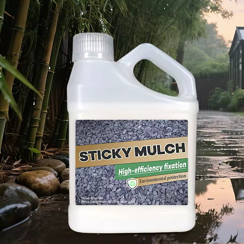 Schnelltrocknender Landschaftskleber – Wetterfester Fixativ für Mulch & Kies Zorenza