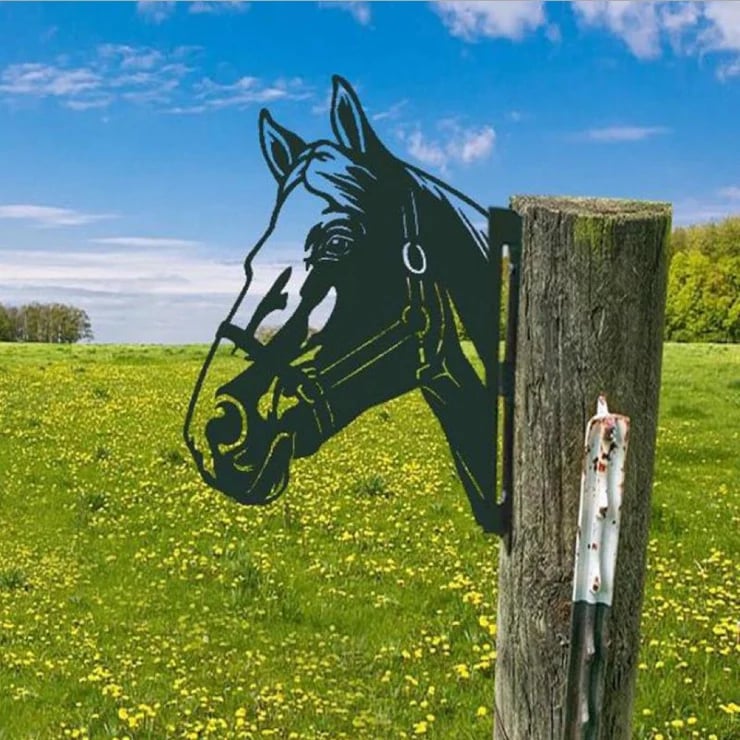 🔥LAST DAY 70% OFF🎁Peeping Metal Farm Decor Garden Decor Animal Art Zorenza