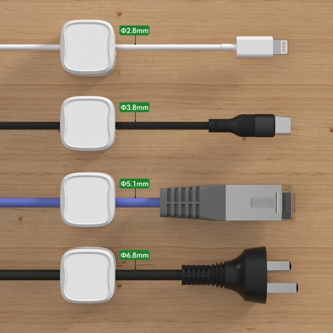 🔥Magnetic Cord Organizer, Easy Secure Adhesive Cable Management Zorenza