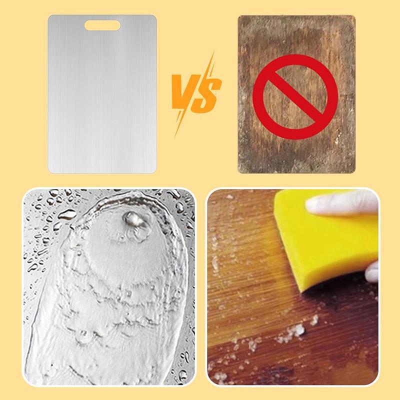 🔥Stainless Steel Double Sided Chopping Board Zorenza