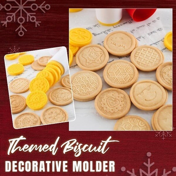 🎉Non-Stick Cookie Stamp & Cutter(6 Styles Set) Zorenza