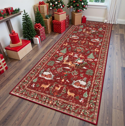 Weihnachts-Teppich Wonderland — Rutschfest & gemütlich für Kinder & Gäste Mivoza Deutschland