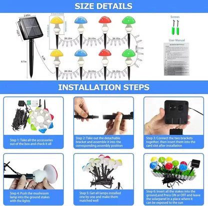 🏆2025 Super Value Set(50% OFF)Outdoor Solar Mushroom Lights Set Mivoza Deutschland
