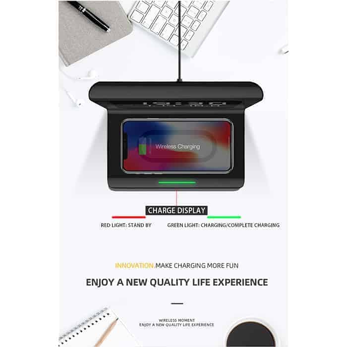 DigitalStation™ 4-in-1 Ladegerät mit Wecker, Kalender & Thermometer Zorenza