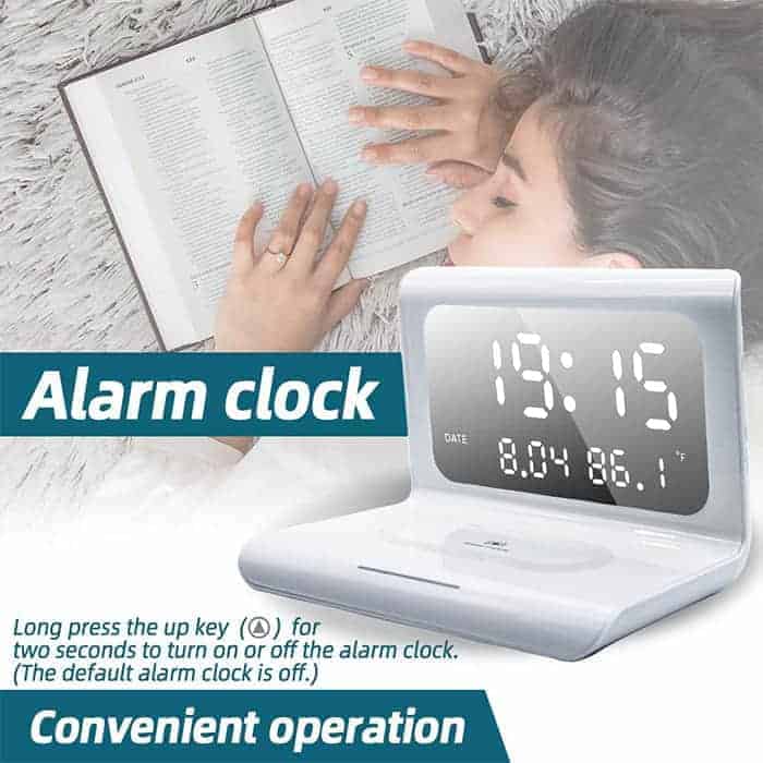 DigitalStation™ 4-in-1 Ladegerät mit Wecker, Kalender & Thermometer Zorenza