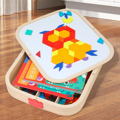 Holz-Magnetpuzzle | Nachhaltig, bunt & motorikfördernd Zorenza