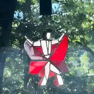 Glasspinner | Buntglas-Dekoration für harmonische Lichtspiele Zorenza