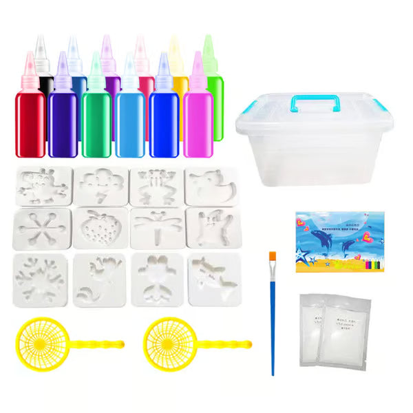 Wasser-Spielset für Kinder | Kreatives Malen mit Farben Zorenza