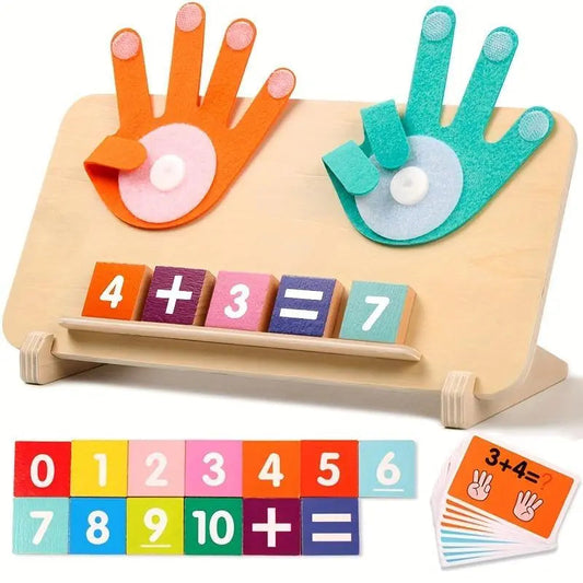 Holz-Zahlenlernspiel – Spielerisch Zählen & Rechnen lernen Zorenza