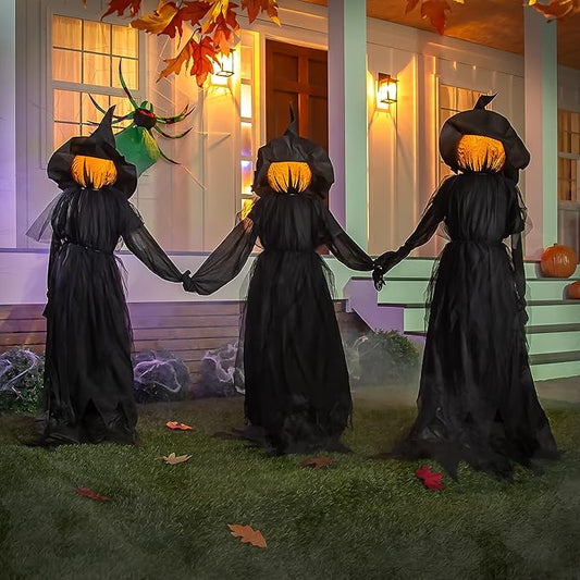 Halloween Hexengarten-Stecker – Wasserdekor für den Außenbereich Zorenza