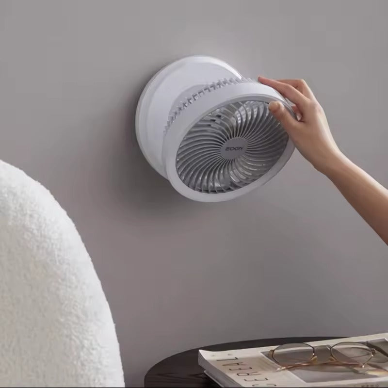 2-in-1 Ventilator für Wand & Tisch – Leise, Platzsparend & Leistungsstark Zorenza