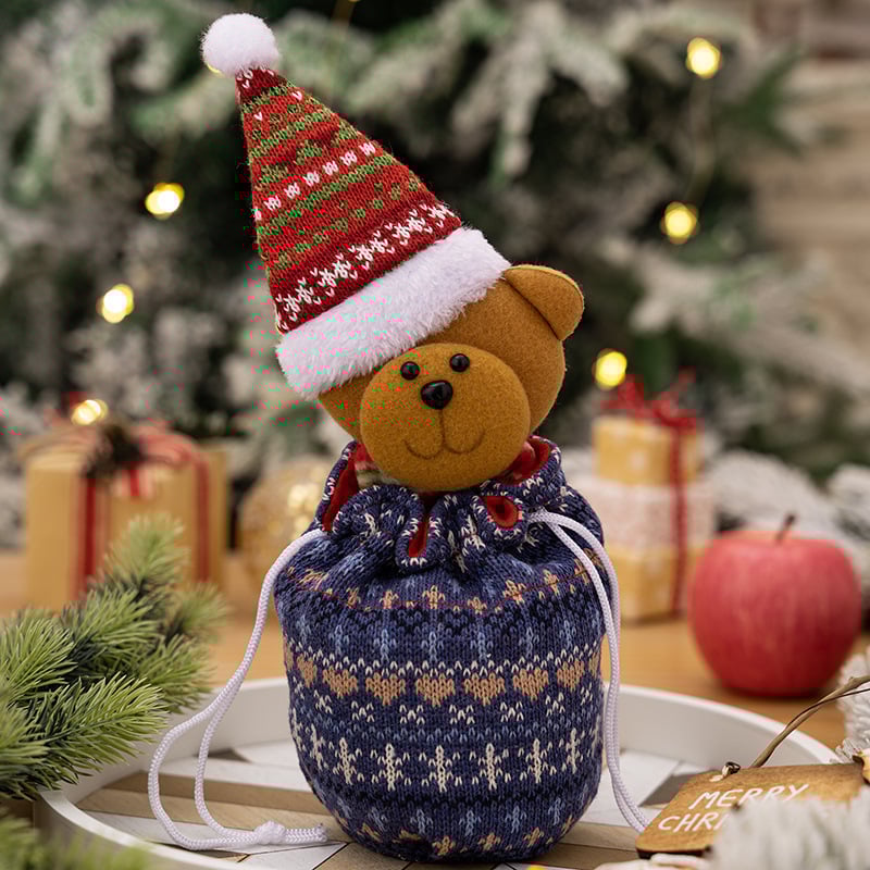 Strickpuppen Weihnachtsbeutel — Süße & besondere Geschenkidee Zorenza