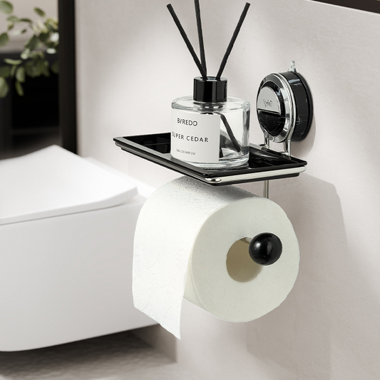 Toilettenpapierhalter | Elegante bohrfreie Montage aus Edelstahl Zorenza