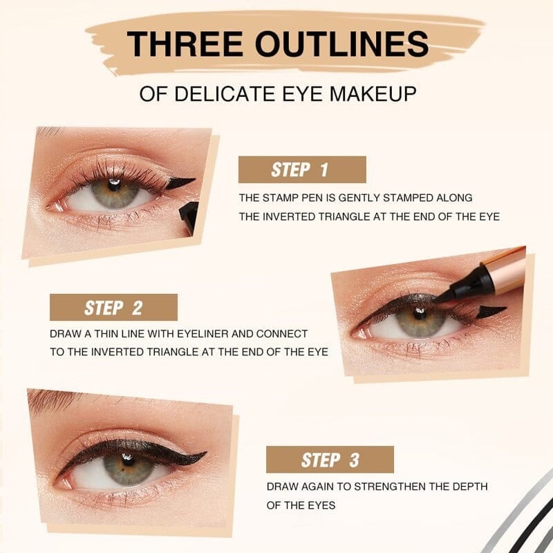 Eyeliner Stift | Präziser Wing-Look, wasserfest & schnell Zorenza