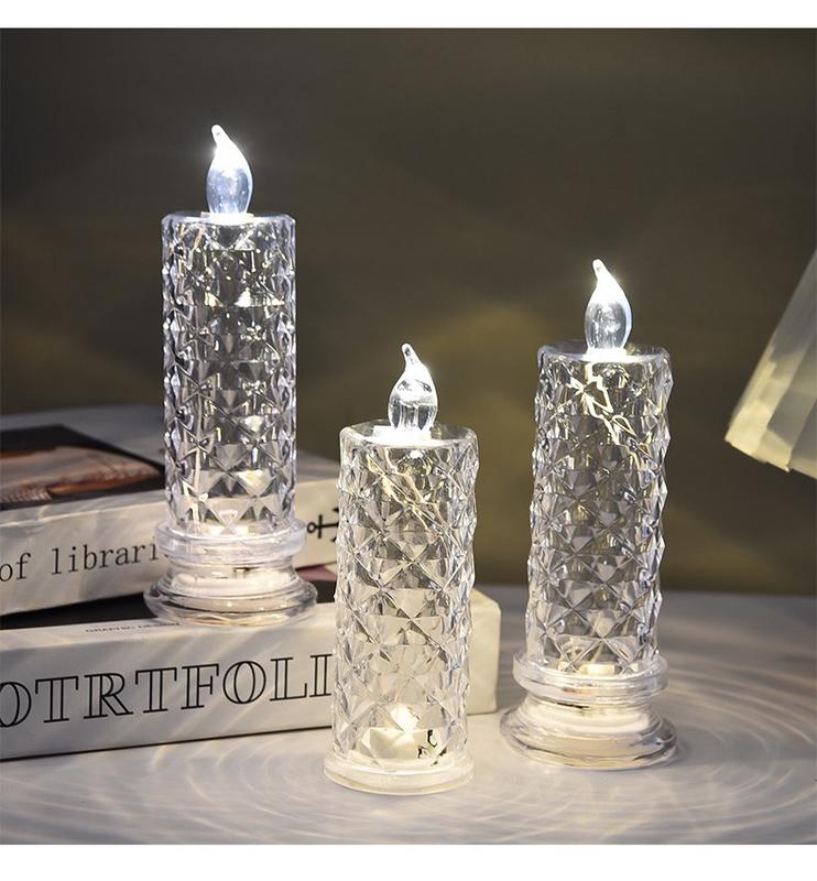 LED-Kerzenlichter 4er-Set | Stimmungsvolles, flammenfreies Licht Zorenza