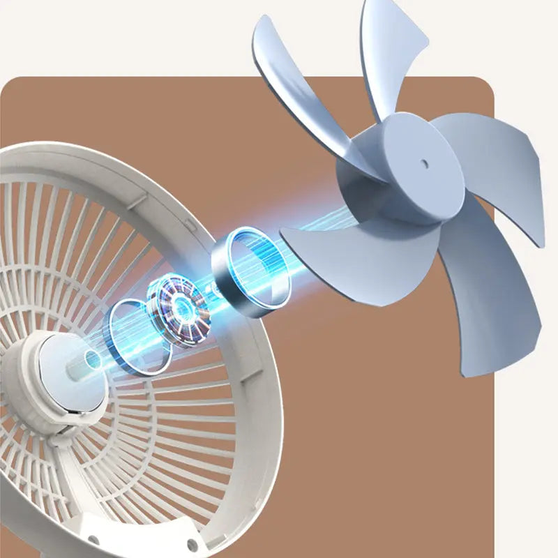 2-in-1 Ventilator für Wand & Tisch – Leise, Platzsparend & Leistungsstark Zorenza