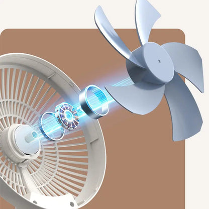 2-in-1 Ventilator für Wand & Tisch – Leise, Platzsparend & Leistungsstark Zorenza