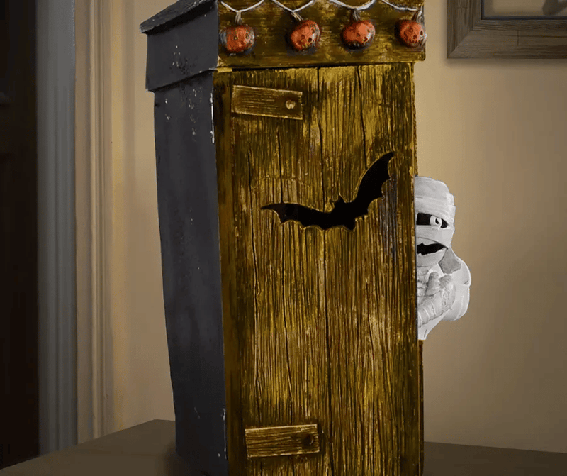 Animierte Mumien-Toilette – Lustige sensoraktivierte Halloween-Dekoration Mivoza Deutschland