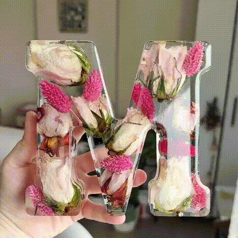 Handgefertigte Blumen-Nachtlampe Zorenza