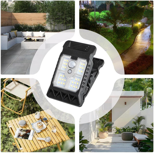 Solar-Clip Lampe mit Bewegungssensor — Einfaches Licht für Garten & Gewächshaus Mivoza Deutschland