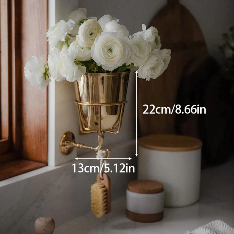 Deko-Wandgefäß Vintage — Für Blumen, Post, Leinen & Utensilien Zorenza