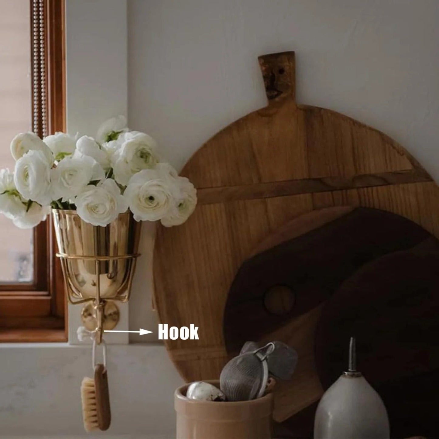 Deko-Wandgefäß Vintage — Für Blumen, Post, Leinen & Utensilien Zorenza