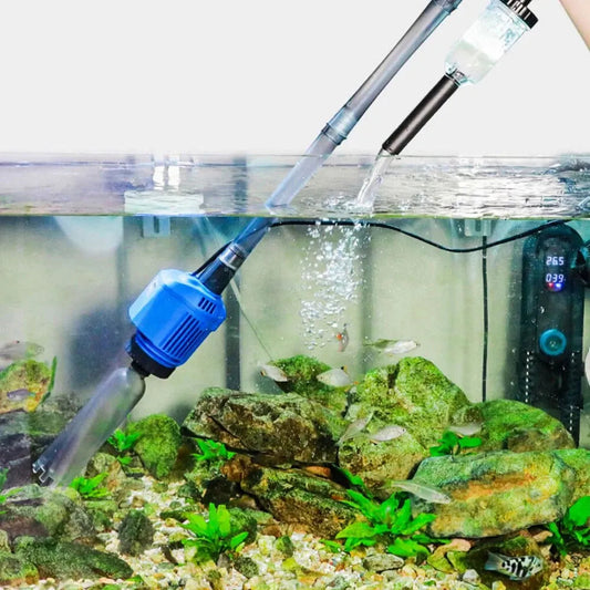 Aquarium Staubsauger | Elektrisch, sanfte Reinigung & stark Zorenza