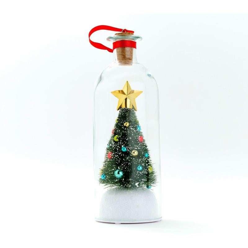 Weihnachtsbaum mit Flaschenpost — Persönliche Nachricht verschenken Mivoza Deutschland