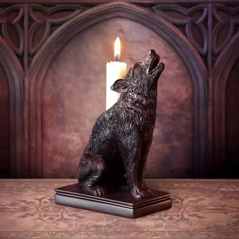 Gothic Style Resin Candlestick Figurines Mivoza Deutschland