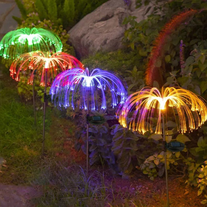 Solar-Gartenlicht Qualle – Hypnotischer Farbwechsel bei Nacht Zorenza