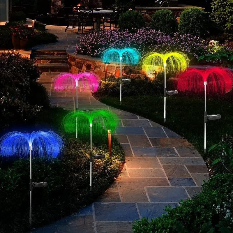 Solar-Gartenlicht Qualle – Hypnotischer Farbwechsel bei Nacht Zorenza