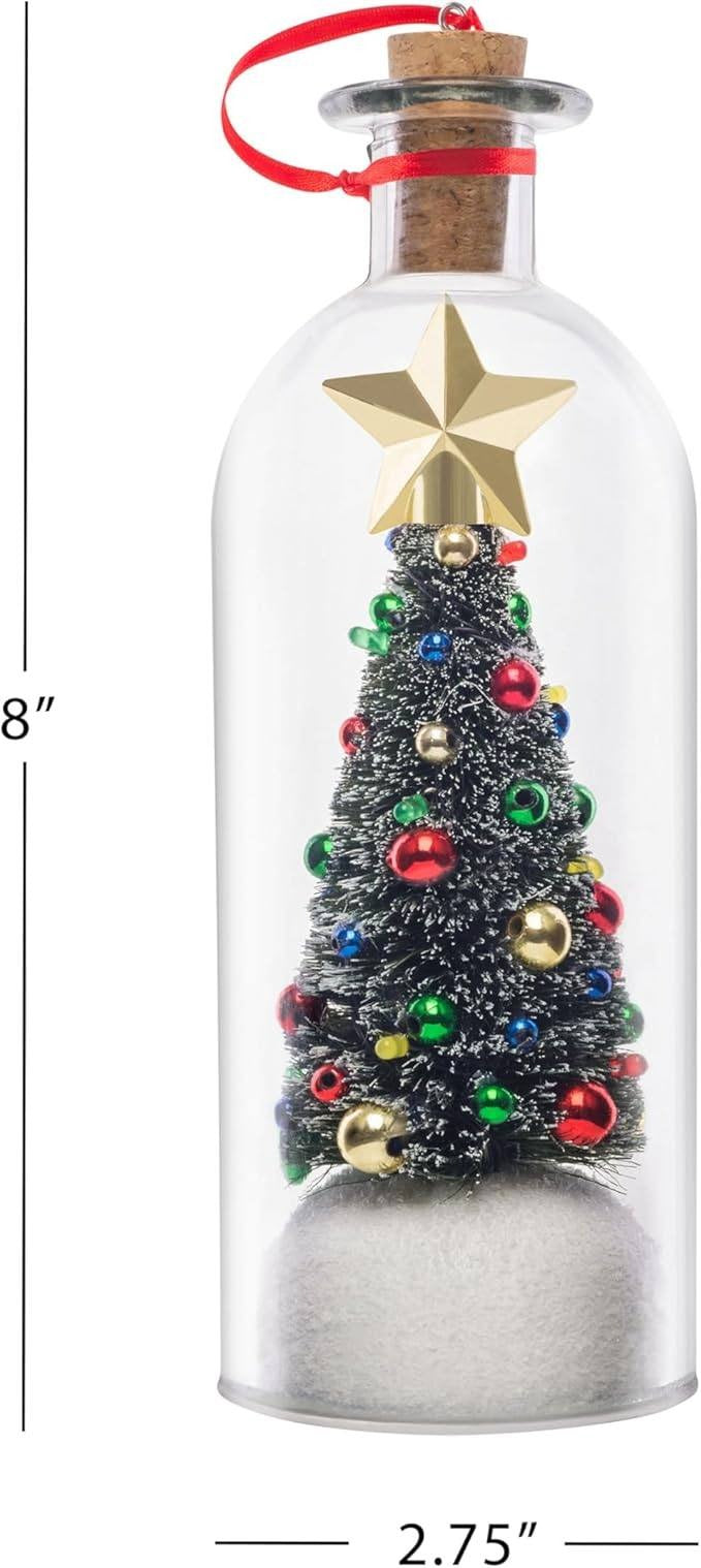 Weihnachtsbaum mit Flaschenpost — Persönliche Nachricht verschenken Mivoza Deutschland