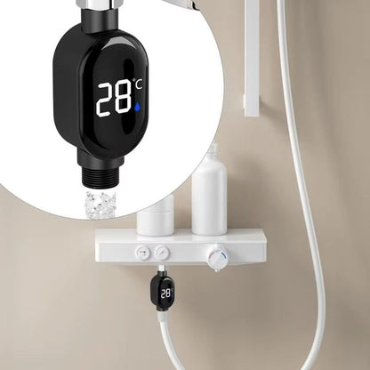 Digitales Duschthermometer | Präzise Temperaturkontrolle mit LED-Display Zorenza