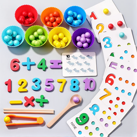 Montessori Mathe Spielzeug Set — Beliebt bei Kindergartenlehrern Mivoza Deutschland