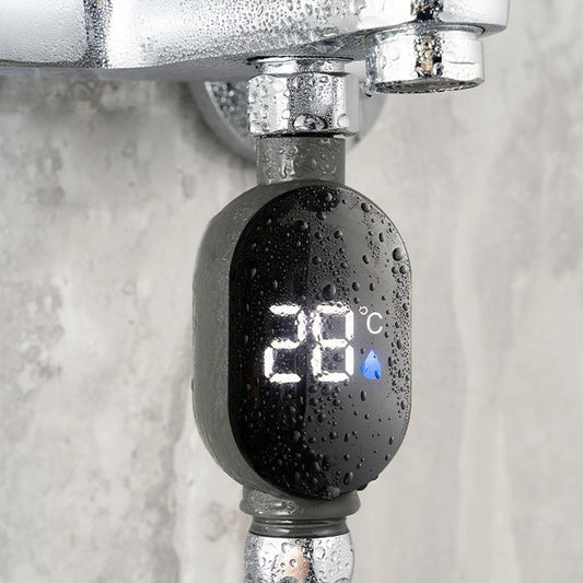 Digitales Duschthermometer | Präzise Temperaturkontrolle mit LED-Display Zorenza