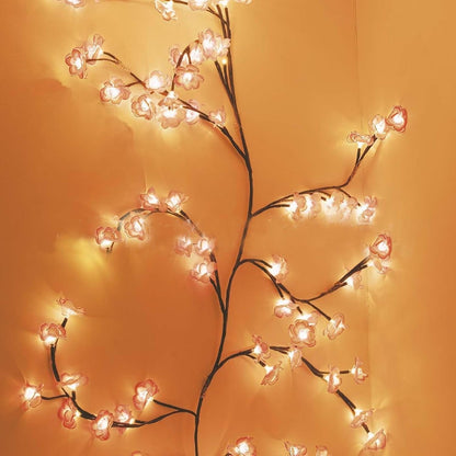 Kirschblüten-Wandleuchte | Flexibler Kupferdraht & sanftes Licht Mivoza Deutschland