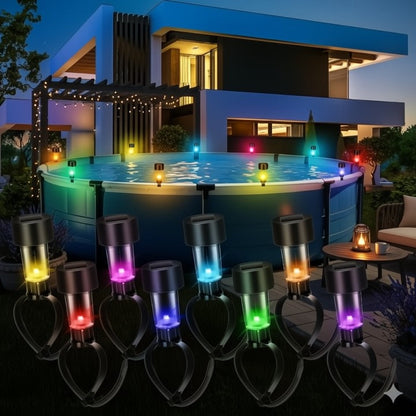 Solar Poollichter – stimmungsvolle Beleuchtung für Garten & Terrasse Zorenza